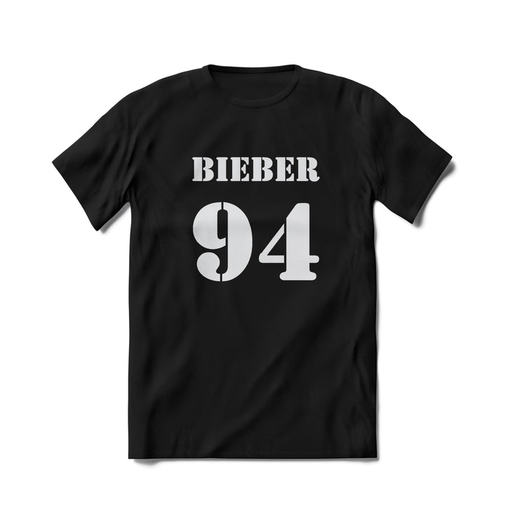 Tricou Justin Bieber, Bieber 94, Negru - Printery