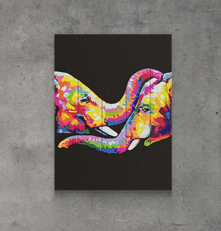 Tablou Canvas, Full of life, Elephant Love - Printery