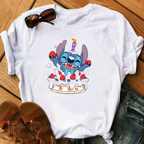 Tricou Happy Birthday Stitch - Printery