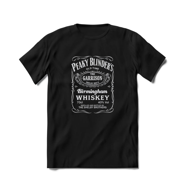 Tricou Peaky Blinders, Peaky Whiskey, Negru - Printery