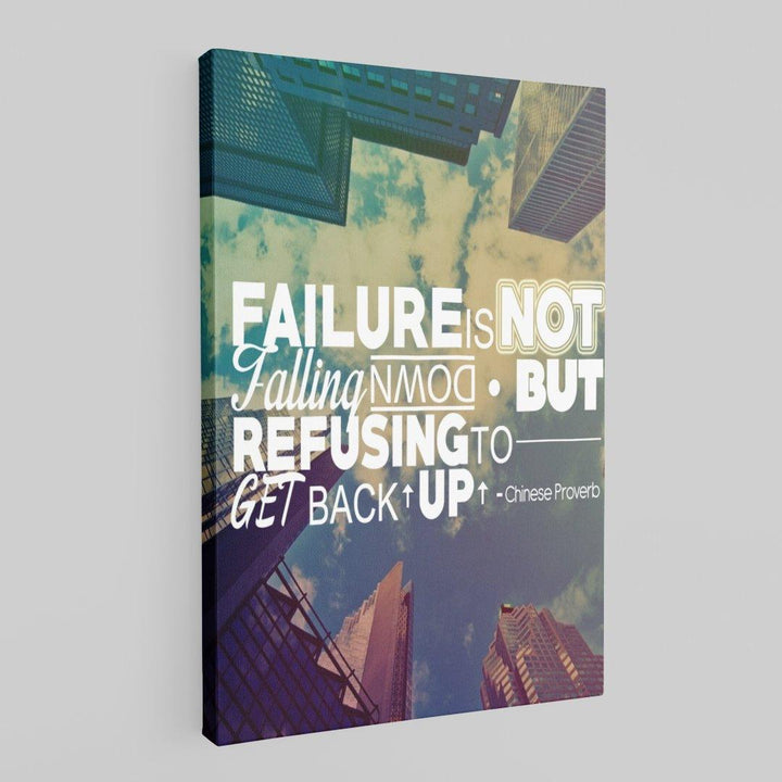 Tablou Motivational, Failure is not Falling, Canvas - Printery
