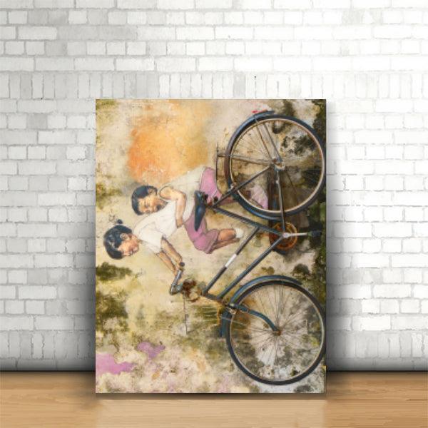 Tablou Kids Bicycle - Dimensiune 30x40 cm - Printery