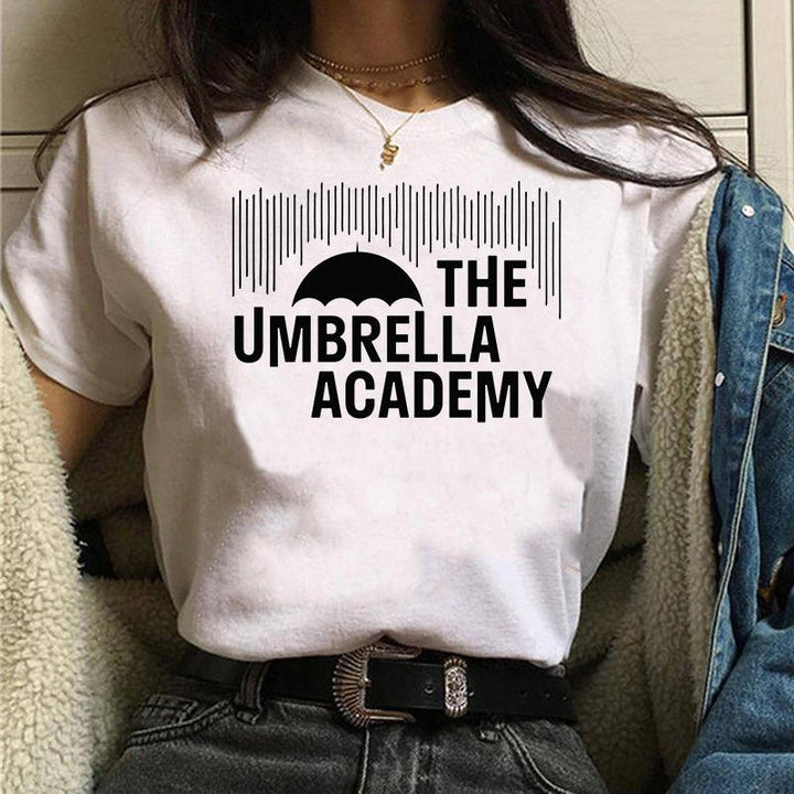 Tricou The Umbrella Academy, The Cool Logo, Alb - Printery