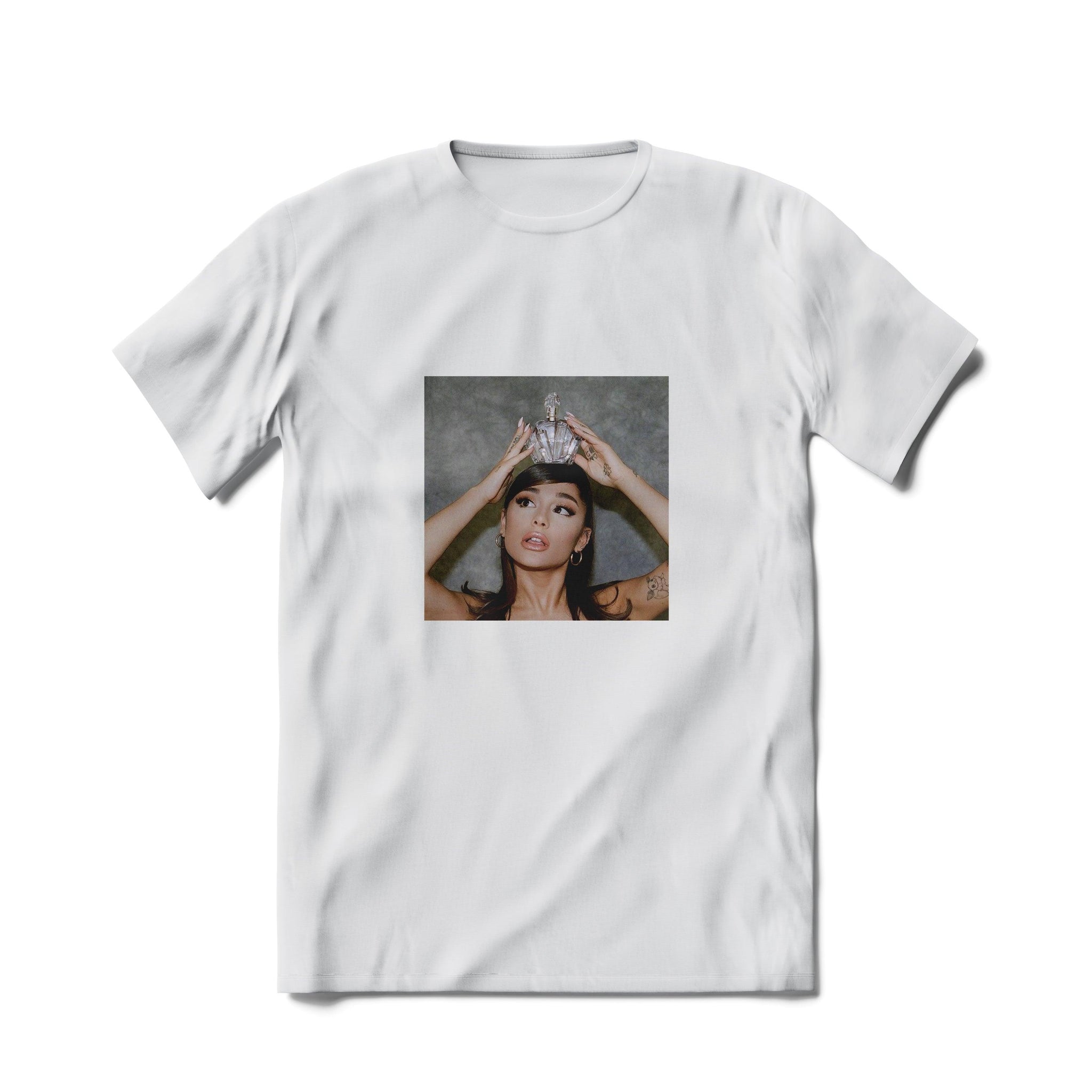 Tricou Ariana Grande, Queen, Alb - Printery