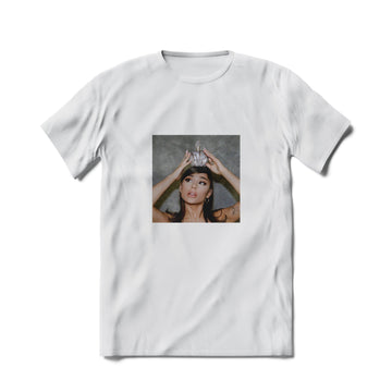 Tricou Ariana Grande, Queen, Alb - Printery