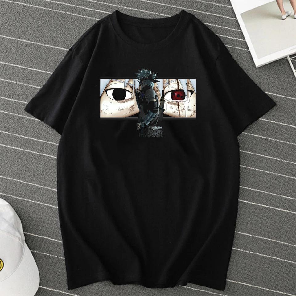 Tricou Naruto, Kakashi Eyes, negru - Printery